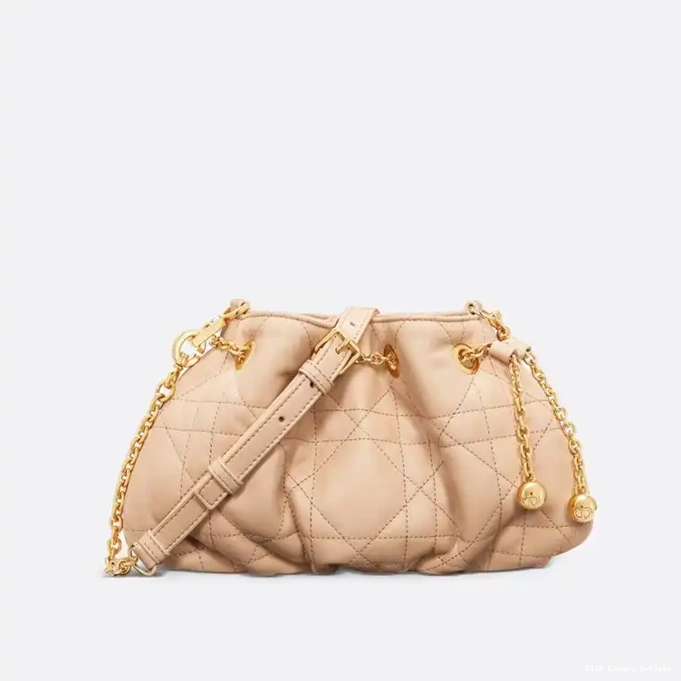 Cheap Small Bag Dior Macrocannage Pink Ammi Lambskin 0415 Luxury
